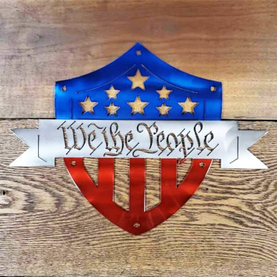 Metal Decor Patriotic